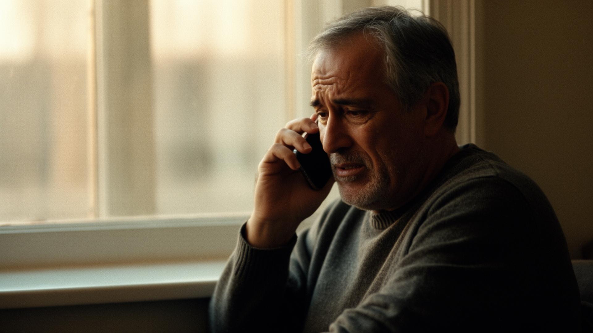 Dad, listening
