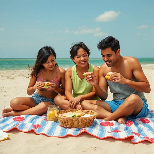 Beach picnic