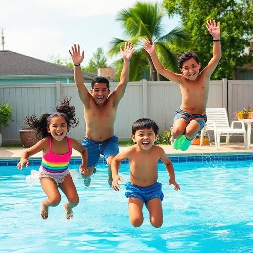 Backyard pool
